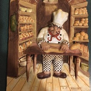 Wall plaques cute 5x6 1/2” fun bakers in kitchen